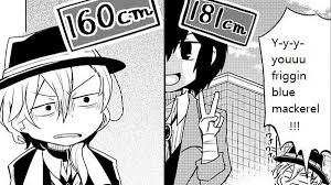 The little things (unkle variation). Tatamana Ø¹ÙÙ ØªÙÙØªØ± This Habit Of Putting Their Size Above Dazai And Chuuya S Head To Remind Their Height Difference In Case It Wasnt Already Pretty Obvious Dazai Definitely Wrote It Everytime Im