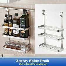 Hannah greatorex • 5 pins. Stainless Steel Kitchen Shelf Rack Wall Hanging Storage Holders Cross Tube Dish Ebay Wall Hanging Storage Stainless Steel Kitchen Shelves Diy Kitchen Storage