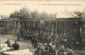 Dijon Le Retour Embarquement Des Zouaves A Dijon Porte Neuve Les Grandes Manoeuvres Carte Postale Ancienne Et Vue D Hier Et Aujourd Hui Geneanet
