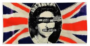 The announcement started by playing the national anthem, god save the queen. the moment the bbc's dance radio station paused to play the anthem was caught and shared on twitter. Sex Pistols God Save The Queen Beach Towel For Sale By Enki Art