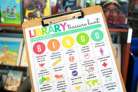 To make things interesting, i created a series of kid's road trip scavenger hunt games. Library Scavenger Hunt For Kids Part 2 Bingo Version The Many Little Joys
