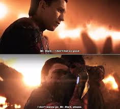 Tom Holland Mr Stark I Don T Feel So Good Which Unscripted Marvel Movie Moment Is Your Favorite Tom Holland