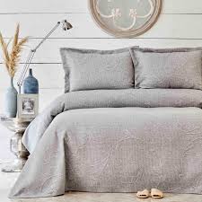 Karaca edenıa bej tek kişilik yata. Karaca Home Mirela Double Face Penye Gri Cift Kisilik Yatak Ortusu Takimi Karaca