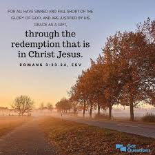 For All Have Sinned And Fall Short Of The Glory Of God And Are Justified By His Grace As A Gift Through Th In 2020 This Or That Questions Holy Bible