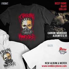 Bizzy Bone Carbon Monoxide Album Grateful For The Opportunity To Team Up With Bizzy Bone And Blais For The Carbon Monoxide Merch Collection See Products And More At I Bizzy Bone Merch Bernard