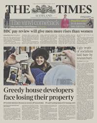 But now we're entering the colder months, things have changed once again. The Times Scotland On Twitter The Front Page Of Today S Thetimesscot