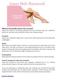 Usually women reach out for laser facial hair removal to get rid of hair on upper lip, chin or in this article you will learn how laser facial hair removal technique works, its benefits and also. Laser Hair Removal By The Skin Agency Issuu