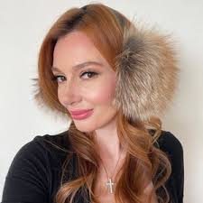 Ear Muffs Made From Chrystal Fox Fur.