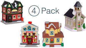 Maybe you would like to learn more about one of these? Holiday Collection Set Christmas Village 4 Pack Christmas Village Accessories Decoritive Mini Buildings Church Bakery Post Office Farm House Home Decor Home Kitchen Fcteutonia05 De