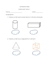 Assalamualaikum w.b.t dan salam sejahtera. Lembaran Kerja 3d Doc