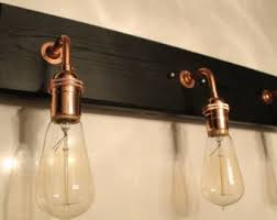 Bathroom Vanity Lamp Bathroom Lighting Vanity Lighting Edison Bulb Lamp Copper Hardware Bathroom Diy Vanity Lights Copper Lighting Bathroom Lighting