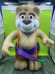 1998 Talking Gettin' Wet Bubba Bear Doll with Mask