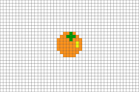 Orange Pixel Art Pixel Art Pattern Pixel Art Templates Pixel Art