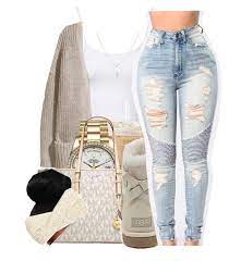 Rain Swv By Maiyaxbabyyy Liked On Polyvore Featuring Jane Norman H M Rolex Michael Michael Teenage Fashion Outfits Stylish Winter Outfits Swag Outfits