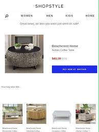 Featuring a tufted velvet body with a tempered glass top, perfect to use as a stylish ottoman or coffee table. Shopstyle Sale Alert Beachcrest Home Milled