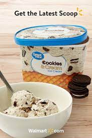 Cookies Are Best Dunked In Fresh Milk And Cream Then Frozen Into Great Value Ice Creams Find Them Only At Walmart Cookies And Cream Ice Cream Winter Cake