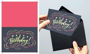 To add your own twist, you can combine more than one idea into a greeting card, and make your very own personalized birthday card. Create A Hand Lettered Birthday Card In Illustrator Every Tuesday