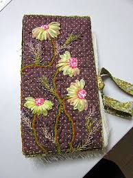 Couverture De Mon Carnet Brode Broderie Au Ruban Broderie Points De Broderie