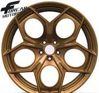 Car One Piece Bronze Customized Forged Alloy Wheel Rims