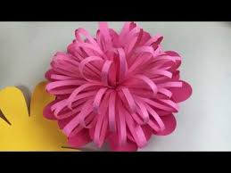 If i'm going to make paper flowers, i has to be easy and it has to be doable…like these! Folded Fringe Flower Bud For Cricut And Silhouette Youtube Paper Flower Tutorial Paper Flowers Diy Paper Flowers Craft