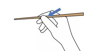 Place the first chopstick in the valley between your pointer finger and thumb. How To Use Wooden Chopsticks 14 Steps With Pictures Wikihow