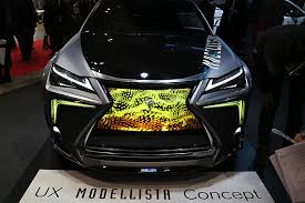 2019東京改裝車展tokyo auto salon 除了toyota原廠藉此機會展出新一代supra雙門跑車 century grmn以及旗下多款原廠 改裝作品之外 專精於toyota lexus車款改裝的modellista與trd 皆在現場帶來多款改裝作品 其中兩 car front sports car car