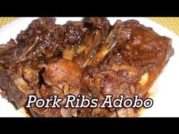 Pork Ribs Adobo Panlasang Pinoy Meat Recipes Pork Ribs Pork Rib Recipes Pork