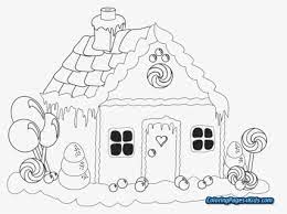 Christmas series gingerbread house grandparents. Christmas Coloring Pages Gingerbread House Drawing Of A Ginger Bread House Hd Png Download Kindpng