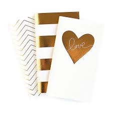 Notebooks Gold Foil Set Of 3 Decoracion De Cuadernos Juveniles Cuadernos Creativos Disenos De Cuadernos