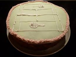 The tennis court birthday cake was created for a party in louisville, ky. Mary Berry S Victorian Tennis Court Cake Nightmare At The Net Let S Bake The Books