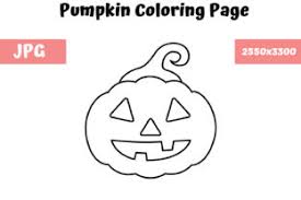 Our cool website offers one of the largest collections of free coloring pages for kids to print and to download. Pumpkin Coloring Page For Kids Graphic By Mybeautifulfiles Creative Fabrica