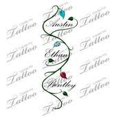Tattoos With Three Kids Names In Name Tattoos For Moms Tattoos For Kids Tattoos With Kids Names