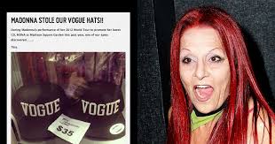 For the world outside of. You Can T Call Out Madonna For Stealing Your Vogue Hats