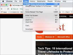 How To Show The Bookmarks Bar In Google Chrome