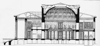 19th Century Neo Classicism Germany Karl Friedrich Schinkel 1781 1841 Section Altes Museum 1824 8 Berlin Altes Museum Berlin Museum Museum