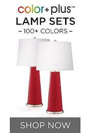 2 x mini globe shaped ceramic bases. Table Lamp Sets Lamps Plus