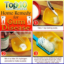 Brush your teeth two times a day for 2 minutes. Gum Disease Gingivitis Periodontitis Home Remedies Gum Health Natural Home Remedies Gum Disease Remedies