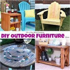 Do it yourself patio bar. 10 Of The Most Creative Diy Outdoor Furniture Ideas