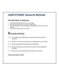 Briefly examine and review the actual items. 10 Case Study Examples Business Methods Research Examples