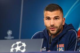Lyon Goalkeeper Anthony Lopes Action During Editorial Stock Photo