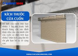Hướng dẫn cách tính 1 bộ cửa cuốn Đức giá bao nhiêu chi tiết nhất