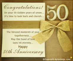 The Glorious Fifty Years 50th Wedding Anniversary Invitations Golden Anniversary Invitations Wedding Anniversary Invitations