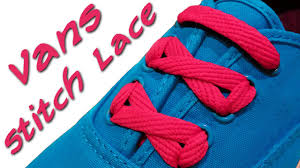 Free shipping anywhere in the world! How To Stitch Lace Your Vans Youtube