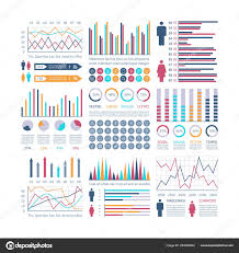 Infographic Charts Financial Flow Chart Trends Graph