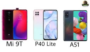 Phoneyou7 مقارنة هواوى P40لايت Vs سامسونج جلاكسىvs A51 شاوم Smartphone Phone Samsung Galaxy