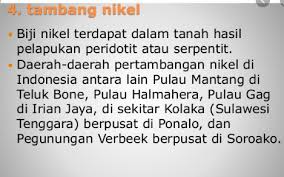 Timah (sn) adalah unsur kimia yang termasuk keluarga karbon, golongan 14 (iva) dari tabel periodik. Barang Tambang Dan Manfaatnya Pengertian Dan Potensinya