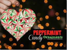 If you're looking for a new new ornament to make with your kids this year, check out this simple candy cane christmas ornament craft. Easy Peppermint Candy Ornaments