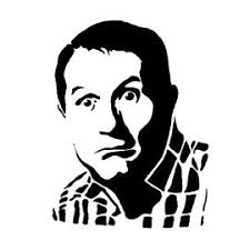 Al Bundy Stencil Face Stencils Silhouette Art Optical Illusion Drawing