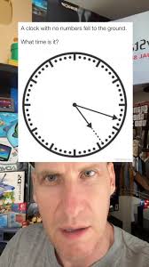 Clock With No Numbers Riddle