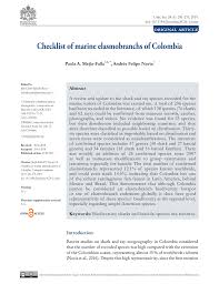 Available a la carte or as a two taco plate. Pdf Checklist Of Marine Elasmobranchs Of Colombia